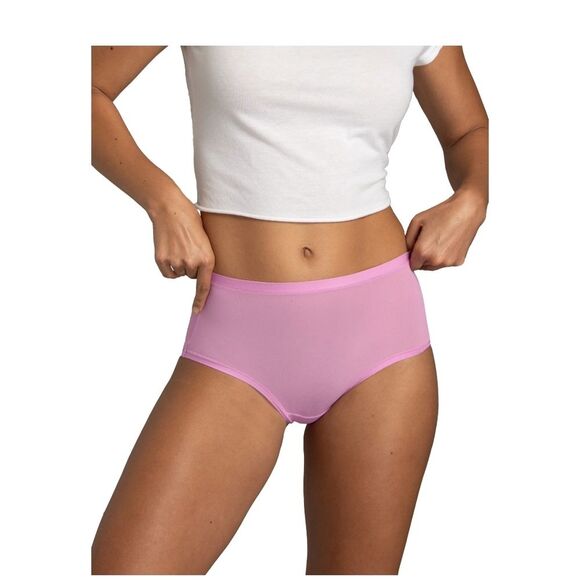 Fruit of the Loom Intimates Blue and Pink Panties Size 9/2XL Pants Size 16-18 - Picture 8 of 11